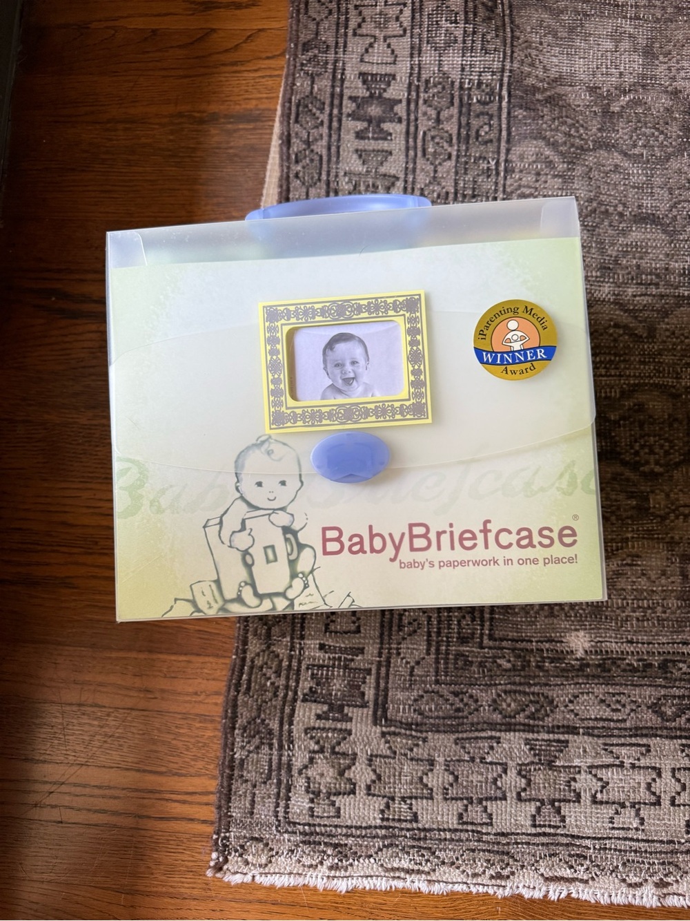 Baby briefcase organizer